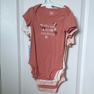 Carter's Pink Baby One Piece Sets